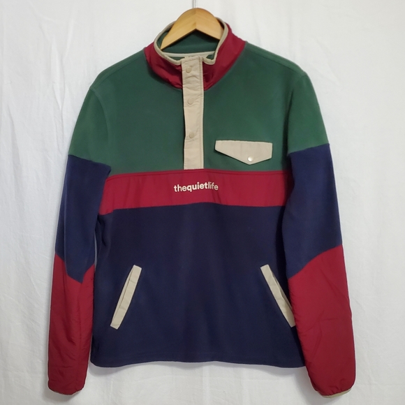 Quiet Life Vancouver Colorblock Polar Fleece Jacket - Picture 1 of 9